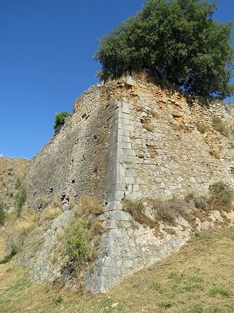 Vista parcial del castell de Montjuïc