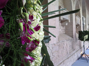 Temps de Flors 2018. Muntatges florals als claustres de la Catedral