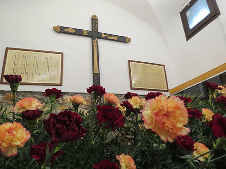 Temps de Flors 2018. Decoracions florals a l'església de Sant Lluc, el Castrum dels Manaies de Girona