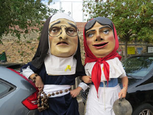 Festa Major de Sant Daniel 2018 - Cercavila des del mirador de Montorr&oacute; a la placeta d'entrada del Monestir de Sant Daniel