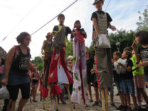 Festa Major de Sant Daniel 2018 - Cercavila des del mirador de Montorr&oacute; a la placeta d'entrada del Monestir de Sant Daniel
