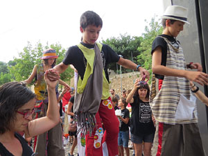 Festa Major de Sant Daniel 2018 - Cercavila des del mirador de Montorr&oacute; a la placeta d'entrada del Monestir de Sant Daniel