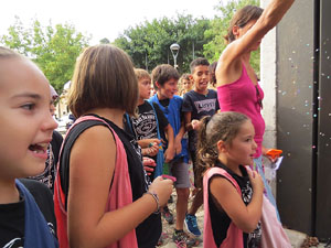 Festa Major de Sant Daniel 2018 - Cercavila des del mirador de Montorr&oacute; a la placeta d'entrada del Monestir de Sant Daniel