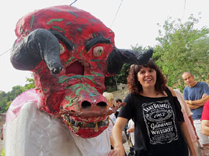Festa Major de Sant Daniel 2018 - Cercavila des del mirador de Montorr&oacute; a la placeta d'entrada del Monestir de Sant Daniel
