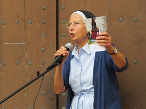 Festa Major de Sant Daniel 2018 - Cercavila des del mirador de Montorr&oacute; a la placeta d'entrada del Monestir de Sant Daniel