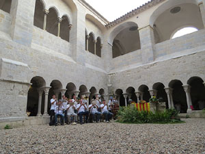 Festa Major de Sant Daniel 2018 - Audici&oacute; i ballada de la Sardana de les monges al claustre del Monestir de Sant Daniel