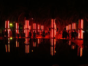 Festival Temps d'Art. Espectacle Cl&uacute;ster al Parc Central de Girona