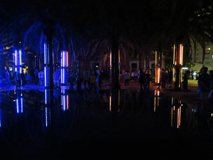 Festival Temps d'Art. Espectacle Cl&uacute;ster al Parc Central de Girona