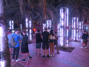 Festival Temps d'Art. Espectacle Cl&uacute;ster al Parc Central de Girona