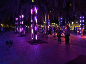 Festival Temps d'Art. Espectacle Cl&uacute;ster al Parc Central de Girona