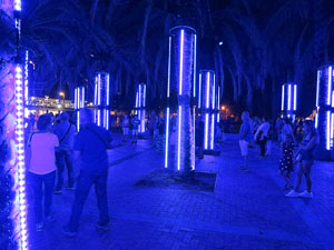 Festival Temps d'Art. Espectacle Cl&uacute;ster al Parc Central de Girona