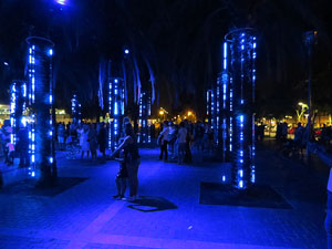 Festival Temps d'Art. Espectacle Cl&uacute;ster al Parc Central de Girona