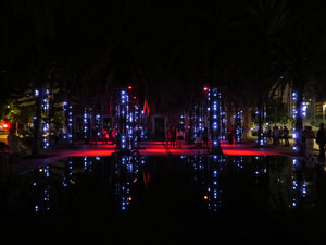 Festival Temps d'Art. Espectacle Cl&uacute;ster al Parc Central de Girona