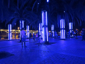 Festival Temps d'Art. Espectacle Cl&uacute;ster al Parc Central de Girona