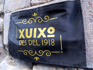 Centenari del xuixo. Descobriment d'una placa commemorativa a la Cort Reial de Girona