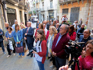 Centenari del xuixo. Descobriment d'una placa commemorativa a la Cort Reial de Girona