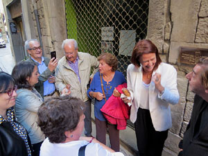 Centenari del xuixo. Descobriment d'una placa commemorativa a la Cort Reial de Girona