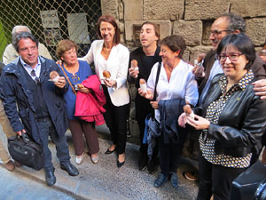 Centenari del xuixo. Descobriment d'una placa commemorativa a la Cort Reial de Girona