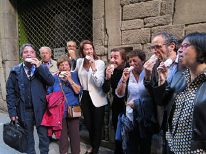 Centenari del xuixo. Descobriment d'una placa commemorativa a la Cort Reial de Girona