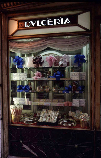 Aparador de la Pastisseria Puig de l'Argenteria