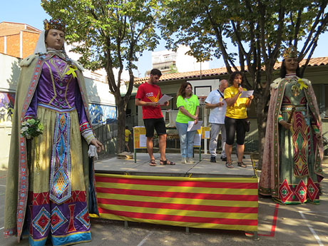 Commemoració de l'1-O al Col·legi Verd