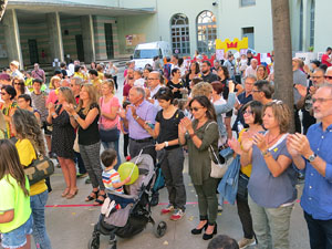 Commemoraci&oacute; de l'1-O al Col&middot;legi Verd