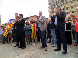 Commemoració de l'1-O a la plaça de l'U d'octubre de 2017
