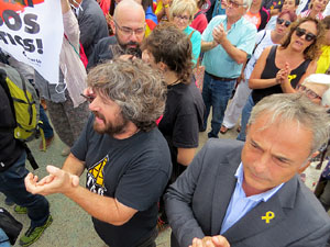 Commemoració de l'1-O a la plaça de l'U d'octubre de 2017