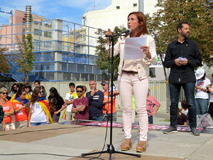 Commemoració de l'1-O a la plaça de l'U d'octubre de 2017