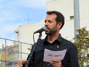 Commemoració de l'1-O a la plaça de l'U d'octubre de 2017