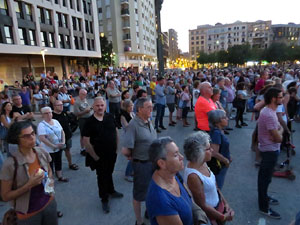 Concentraci&oacute; 'Un any del 20-S' i projecci&oacute; de '21 Fortaleses. L'U d'Octubre a Girona'