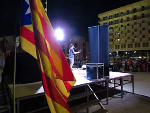 Concentraci&oacute; 'Un any del 20-S' i projecci&oacute; de '21 Fortaleses. L'U d'Octubre a Girona'