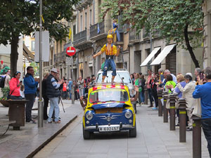 Cadena humana 'Fem-ne Via' entre Sant Julià de Ramis i Aiguaviva