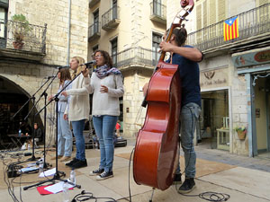 Festa Major dels 4 rius 2018. Vermut musical a la pla&ccedil;a del Vi amb Les Anxovetes