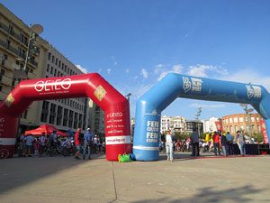 56a Festa del Pedal del GEiEG a la pla&ccedil;a de l'U d'octubre de 2017