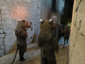 Fires 2018. La Beatufarra, descens del Beatusaure per les escales de la Catedral de Girona