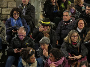 Fires 2018. La Beatufarra, descens del Beatusaure per les escales de la Catedral de Girona