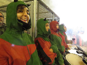 Fires 2018. La Beatufarra, descens del Beatusaure per les escales de la Catedral de Girona