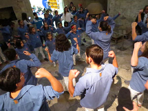 Fires 2018. Els Castells de Vigília al monestir de Sant Pere de Galligants, amb els Marrecs de Salt i la Colla Castellera Esperxats