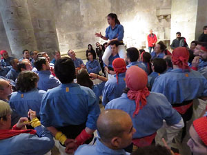 Fires 2018. Els Castells de Vigília al monestir de Sant Pere de Galligants, amb els Marrecs de Salt i la Colla Castellera Esperxats