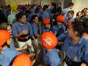 Fires 2018. Els Castells de Vigília al monestir de Sant Pere de Galligants, amb els Marrecs de Salt i la Colla Castellera Esperxats