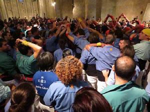 Fires 2018. Els Castells de Vigília al monestir de Sant Pere de Galligants, amb els Marrecs de Salt i la Colla Castellera Esperxats