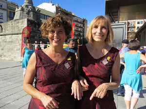 78&egrave; concurs de Colles Sardanistes amb la cobla Ciutat de Girona a la pla&ccedil;a de Francesc Calvet i Rubalcaba