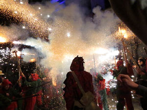 Fires 2018. El correfoc amb els Diables de l'Onyar
