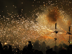 Fires 2018. El correfoc amb els Diables de l'Onyar