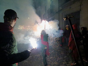 Fires 2018. Correfoc dels Trons de l'Onyar