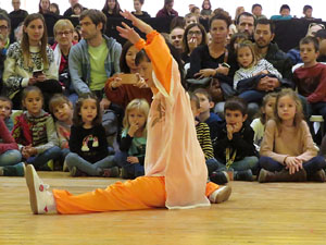 Fires 2018. Dansa del lleó (Wu Shi) a la plaça Miquel de Palol