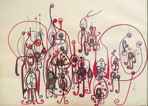 País. 1975. Retolador sobre paper