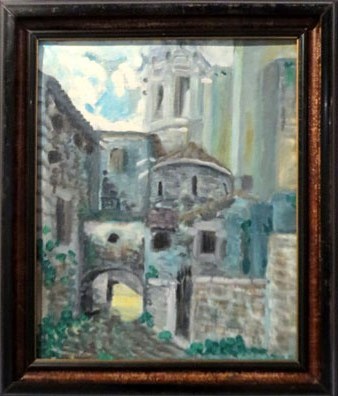 Girona. Acrílic sobre tela. Finals anys 60
