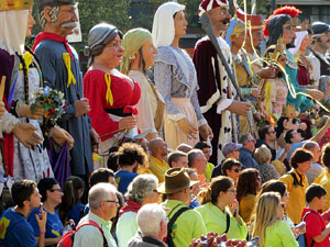 Fires 2018. 37a. Trobada de Gegants de Fires de Sant Narcís. La ballada